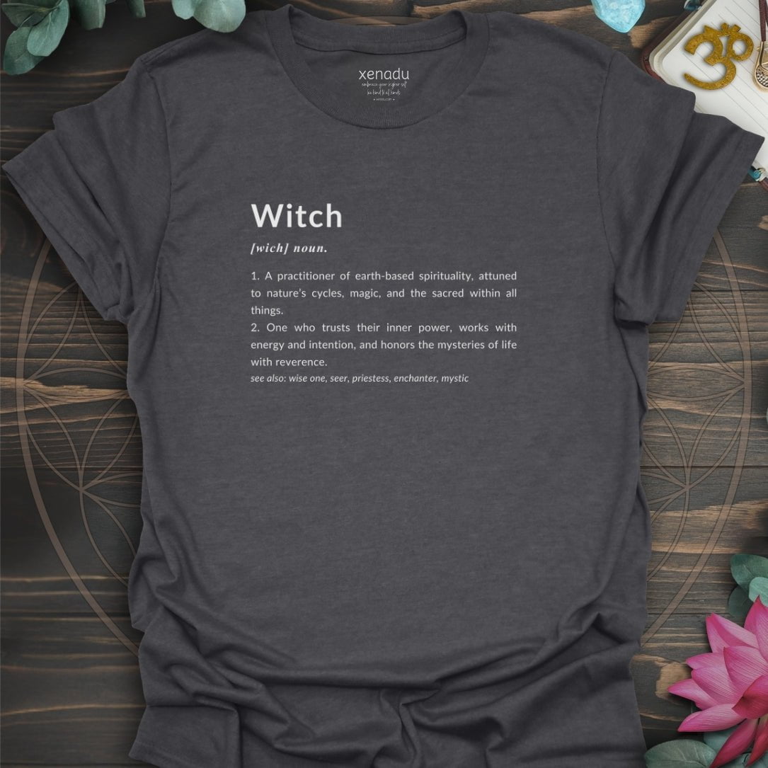 Witch Definition Tee Dark Heather Grey T-Shirt