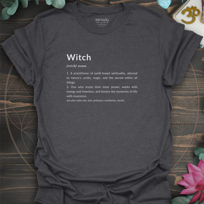 Witch Definition Tee Dark Heather Grey T-Shirt