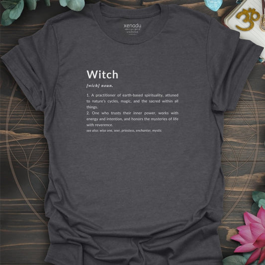 Witch Definition Tee Dark Heather Grey T-Shirt