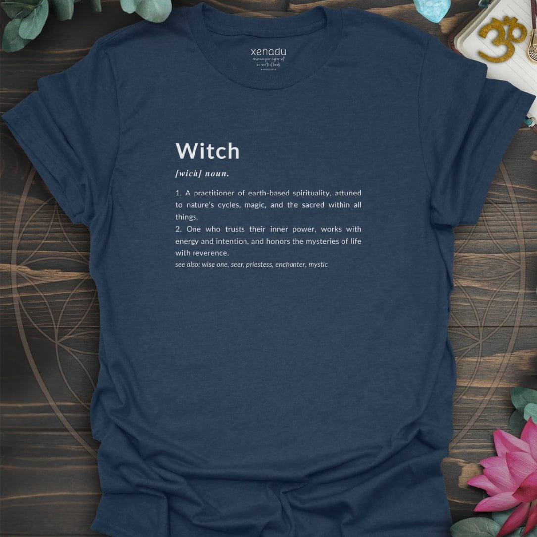 Witch Definition Tee Heather Navy T-Shirt