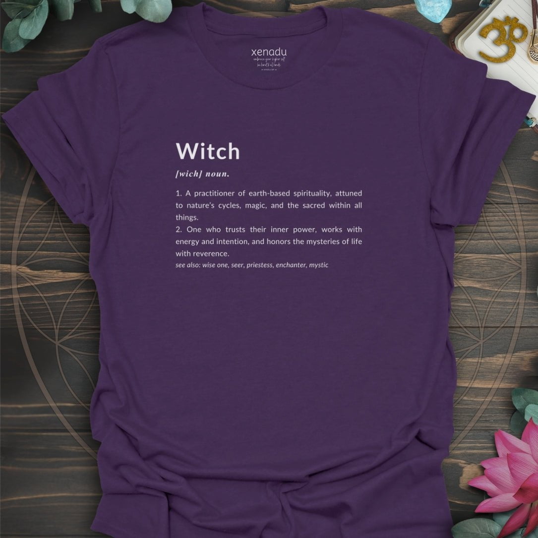 Witch Definition Tee Purple T-Shirt