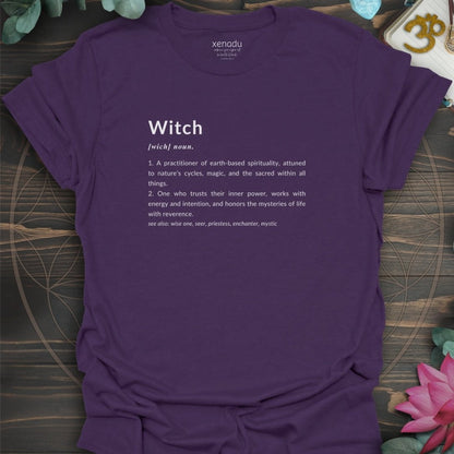 Witch Definition Tee Purple T-Shirt