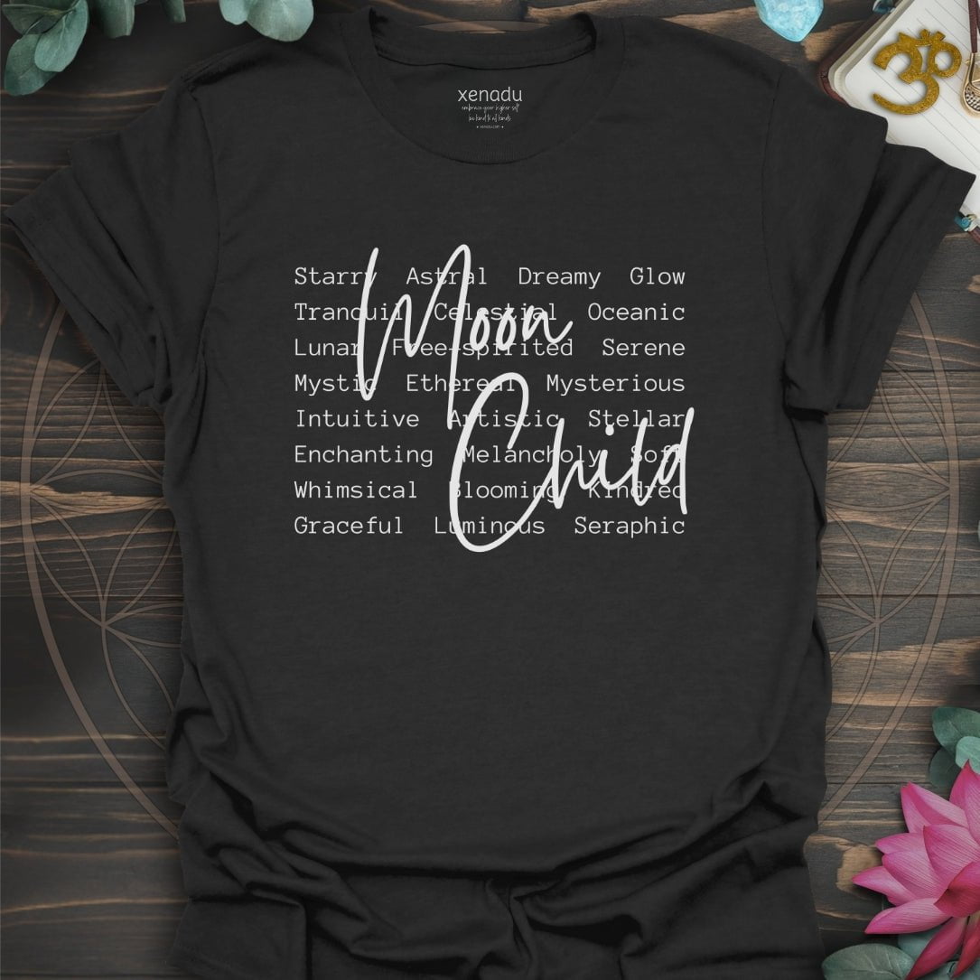 Moon Child Tee Black T-Shirt