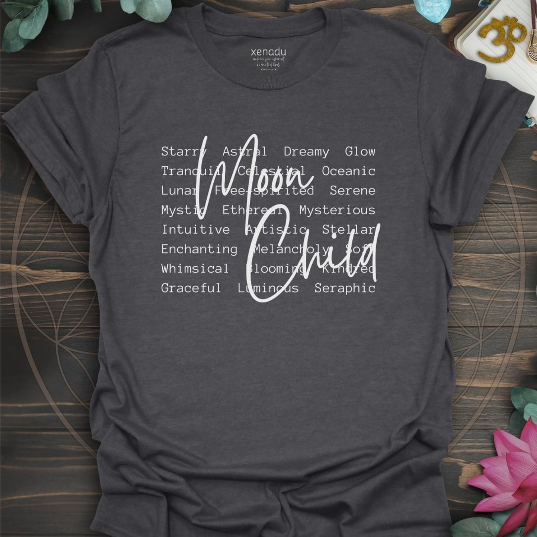 Moon Child Tee Dark Heather Grey T-Shirt