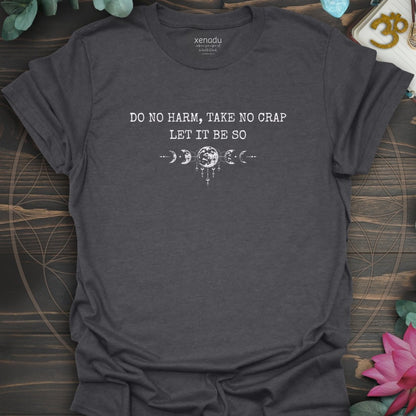 Do No Harm Tee Dark Heather Grey T-Shirt
