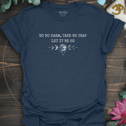 Do No Harm Tee Heather Navy T-Shirt