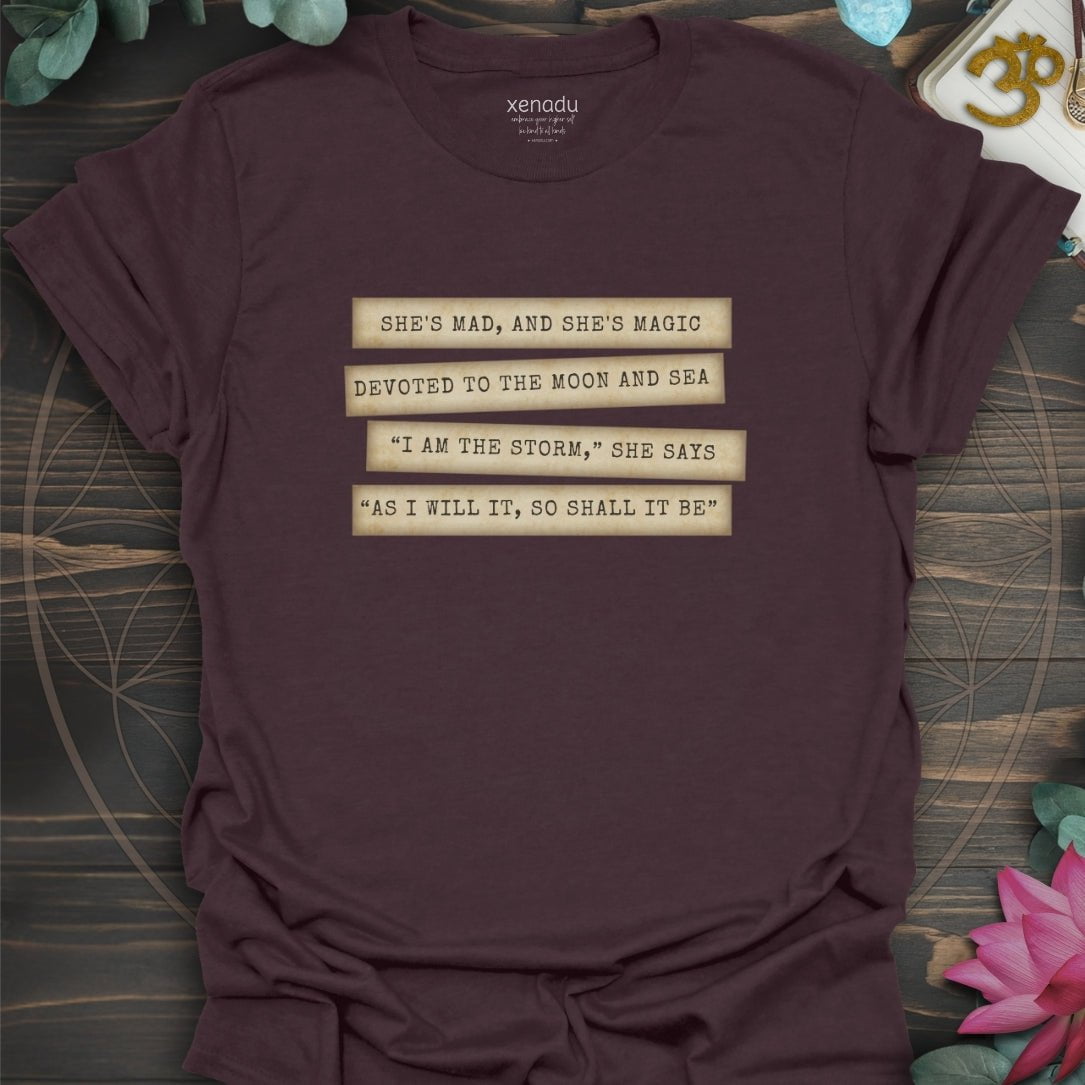 I Am the Storm Tee Dark Chocolate T-Shirt