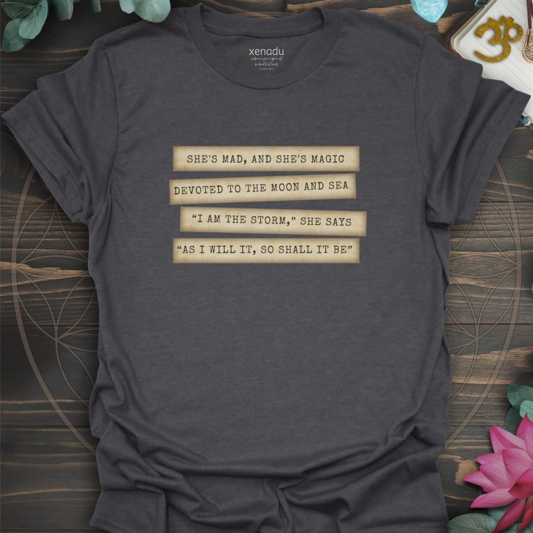 I Am the Storm Tee Dark Heather Grey T-Shirt