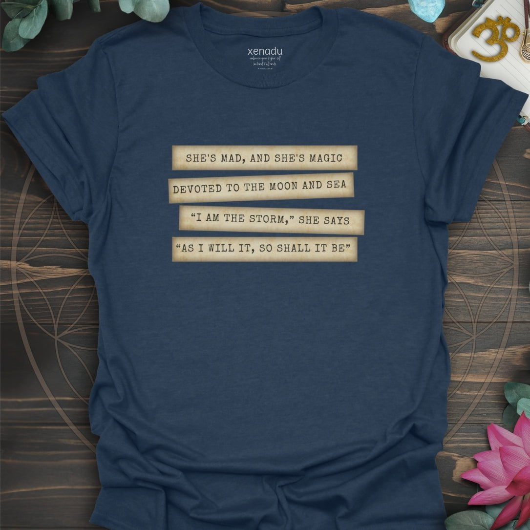 I Am the Storm Tee Navy T-Shirt