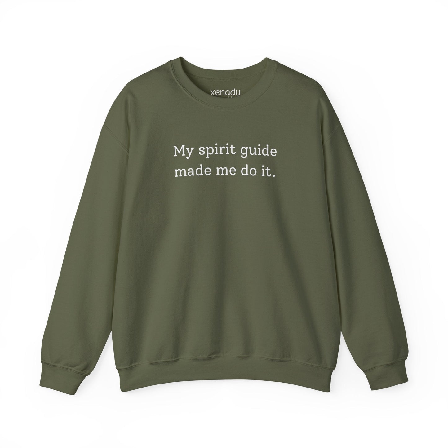 My Spirit Guide Sweatshirt Military Green Sweatshirt