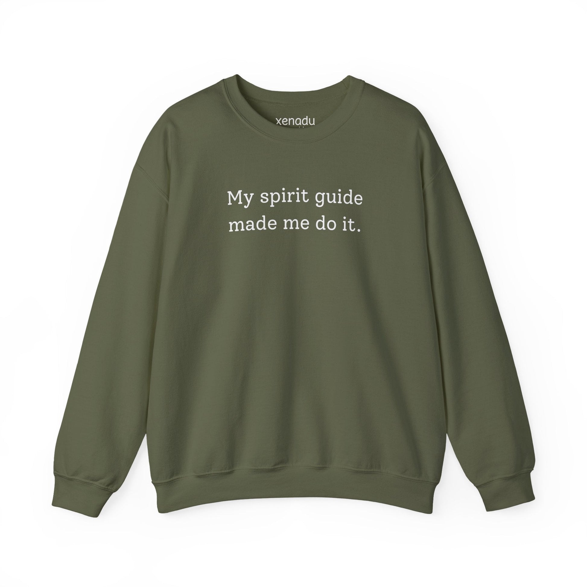 My Spirit Guide Sweatshirt Military Green Sweatshirt