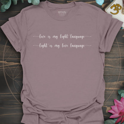Love Light Language Tee Paragon T-Shirt