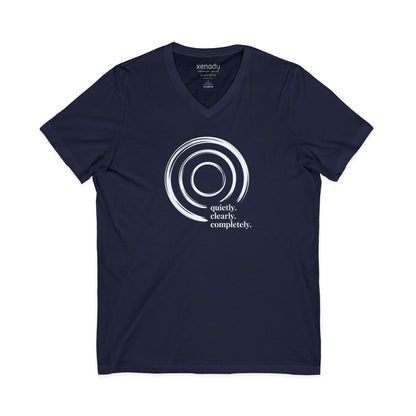 Quietly Clearly V-Neck Navy V-neck