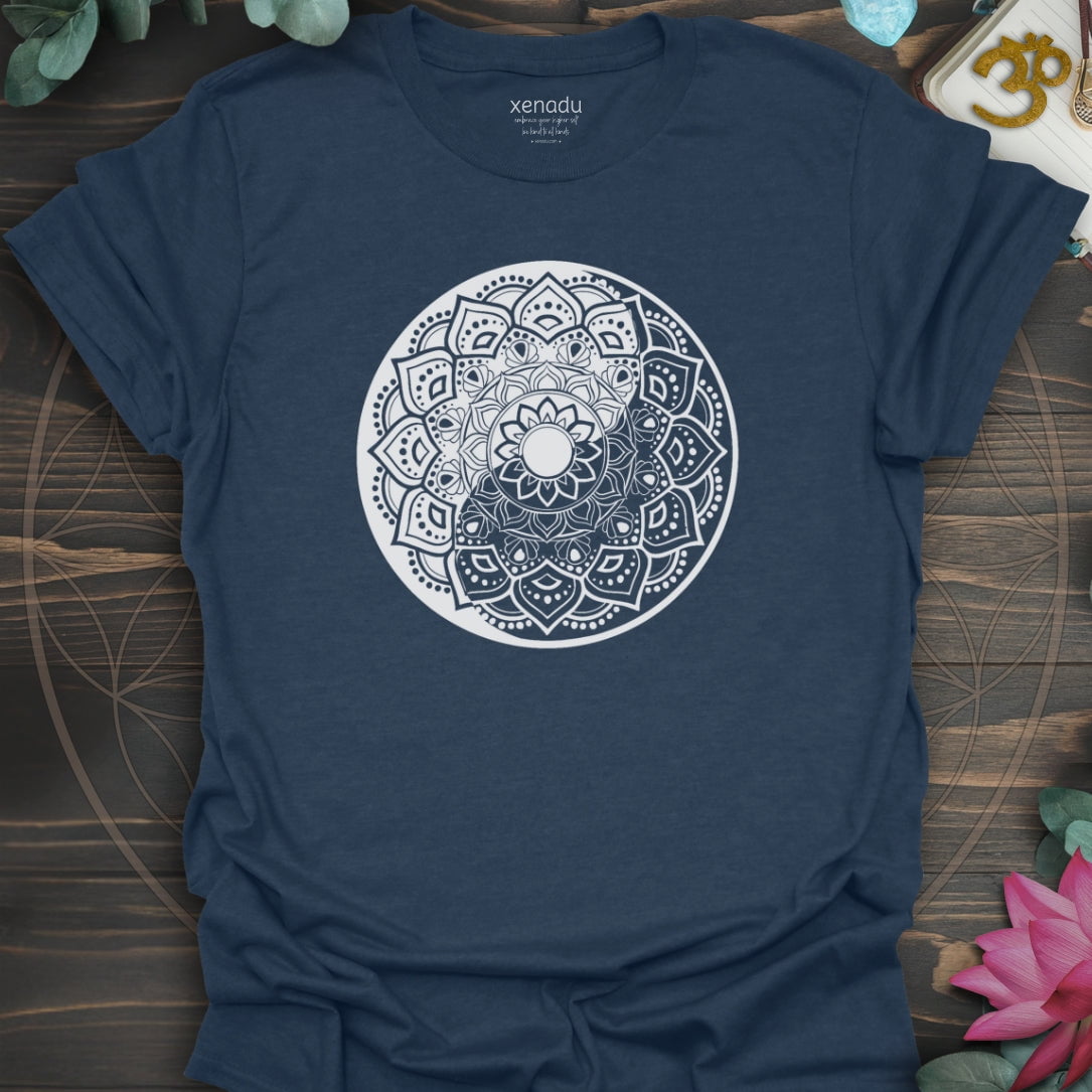 Sacred Balance Tee Navy T-Shirt