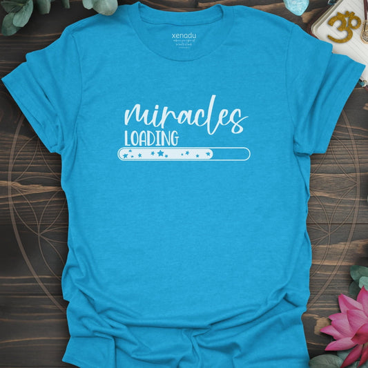 Miracles Loading Tee Heather Sapphire T-Shirt