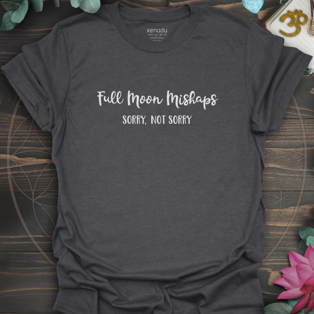 Full Moon Mishaps Tee Dark Heather Grey T-Shirt