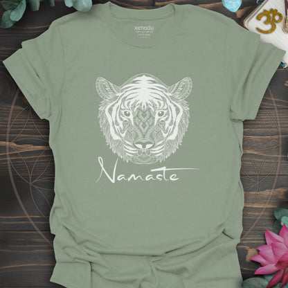 Namaste Tiger Tee Sage T-Shirt