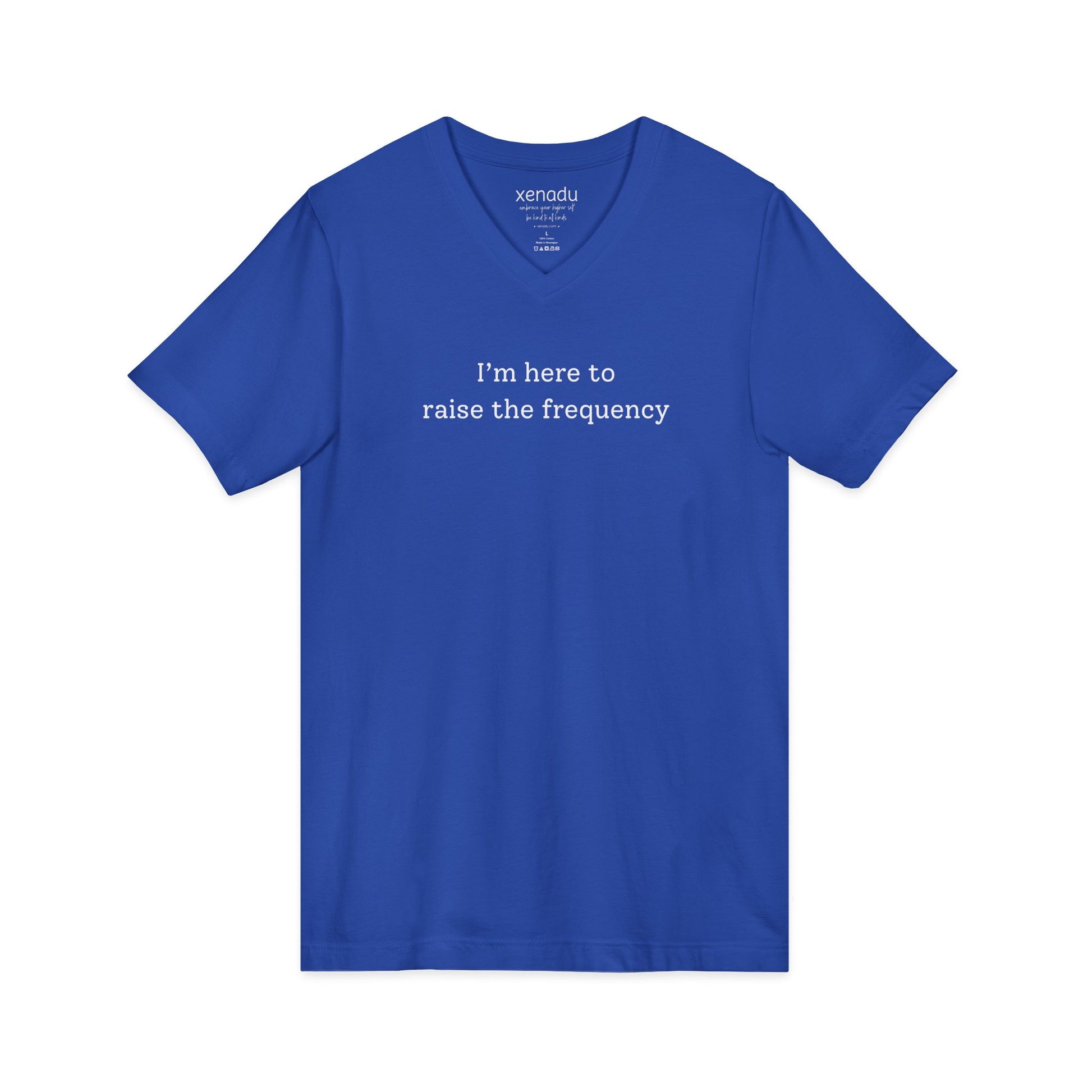 Here to Raise the Frequency V-Neck Tee V-neck