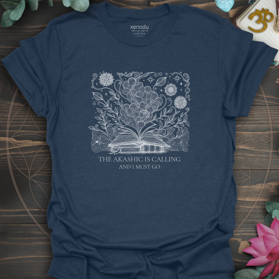 The Akashic is Calling Tee Navy T-Shirt