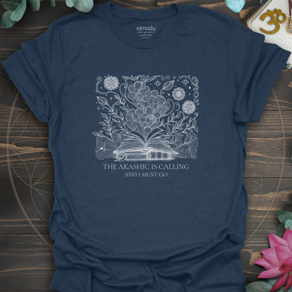 The Akashic is Calling Tee Navy T-Shirt