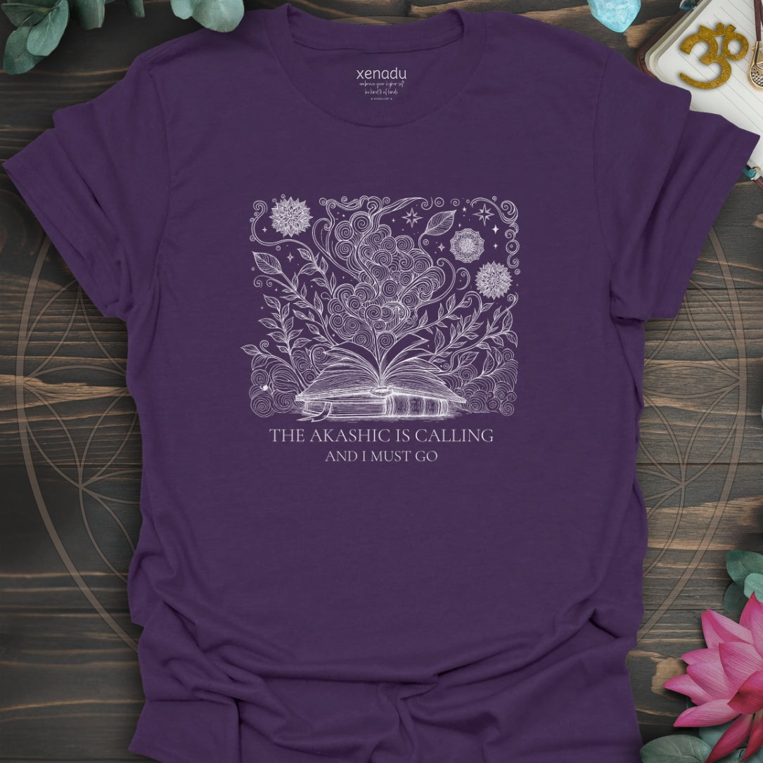 The Akashic is Calling Tee Purple T-Shirt