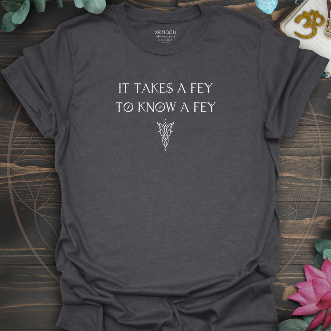 To Know a Fey Tee Dark Heather Grey T-Shirt