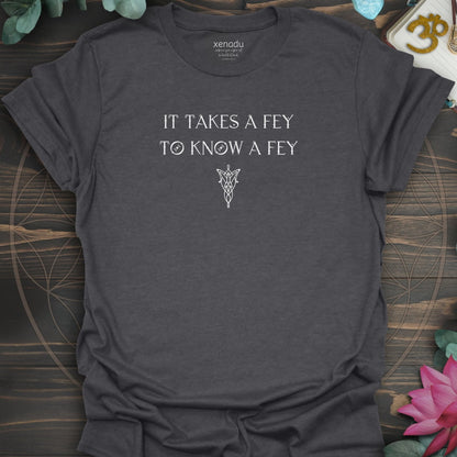 To Know a Fey Tee Dark Heather Grey T-Shirt