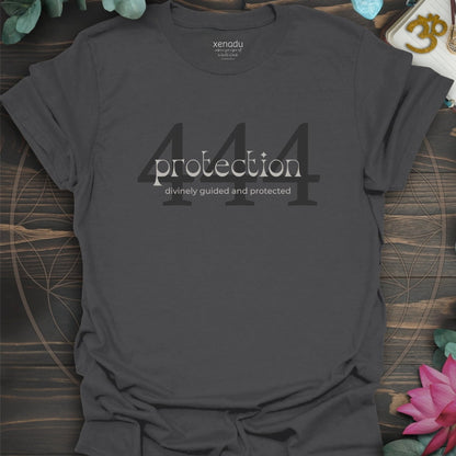 444 Angel Number Tee Charcoal T-Shirt