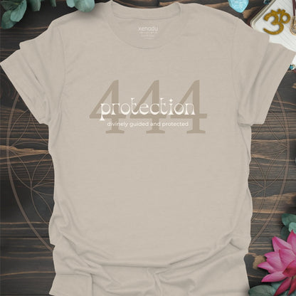 444 Angel Number Tee Sand T-Shirt