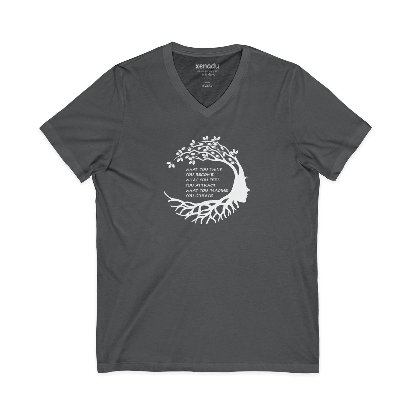 Become Attract Create V-Neck Tee