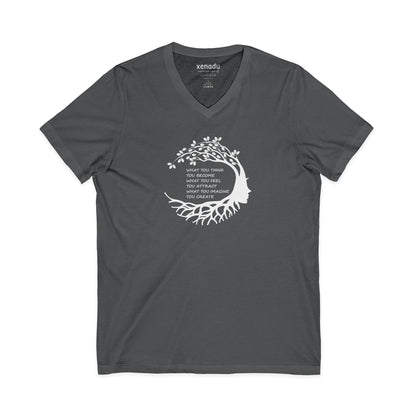 Become Attract Create V-Neck Tee