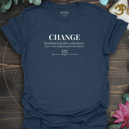555 Change Tee Heather Navy T-Shirt
