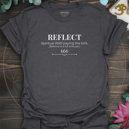 666 Reflect Tee Dark Heather Grey T-Shirt