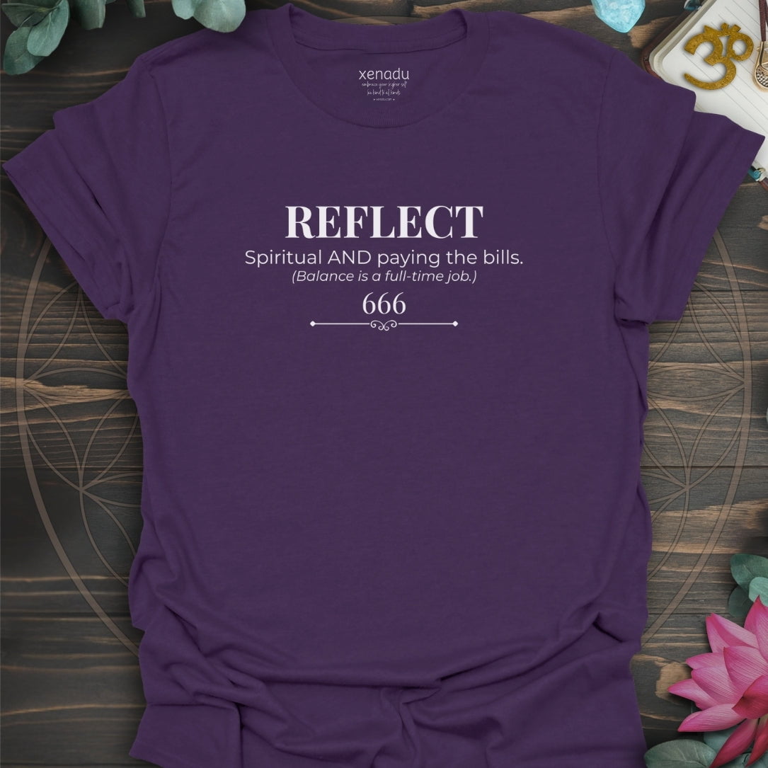 666 Reflect Tee Purple T-Shirt