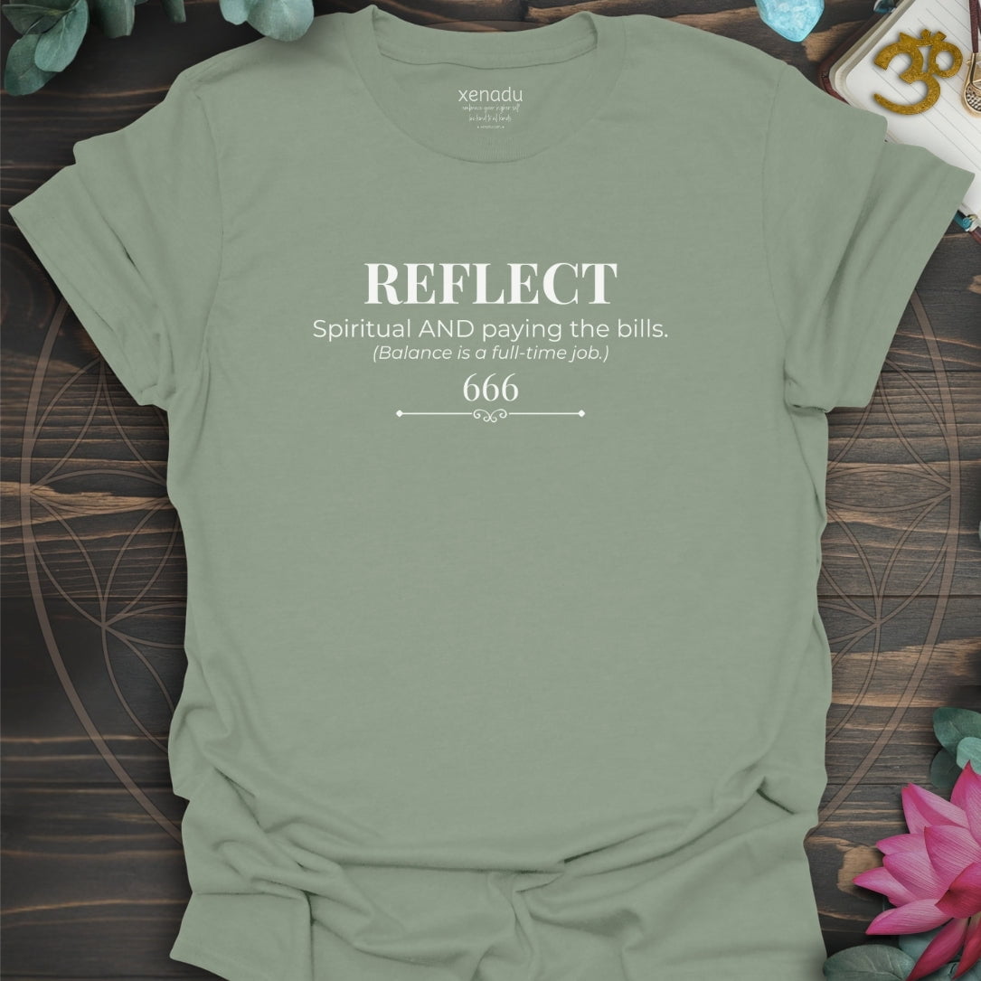 666 Reflect Tee Sage T-Shirt