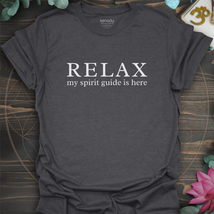 My Spirit Guide is Here Tee Dark Heather Grey T-Shirt