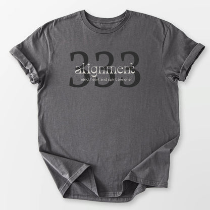 333 Angel Number Tee Charcoal T-Shirt