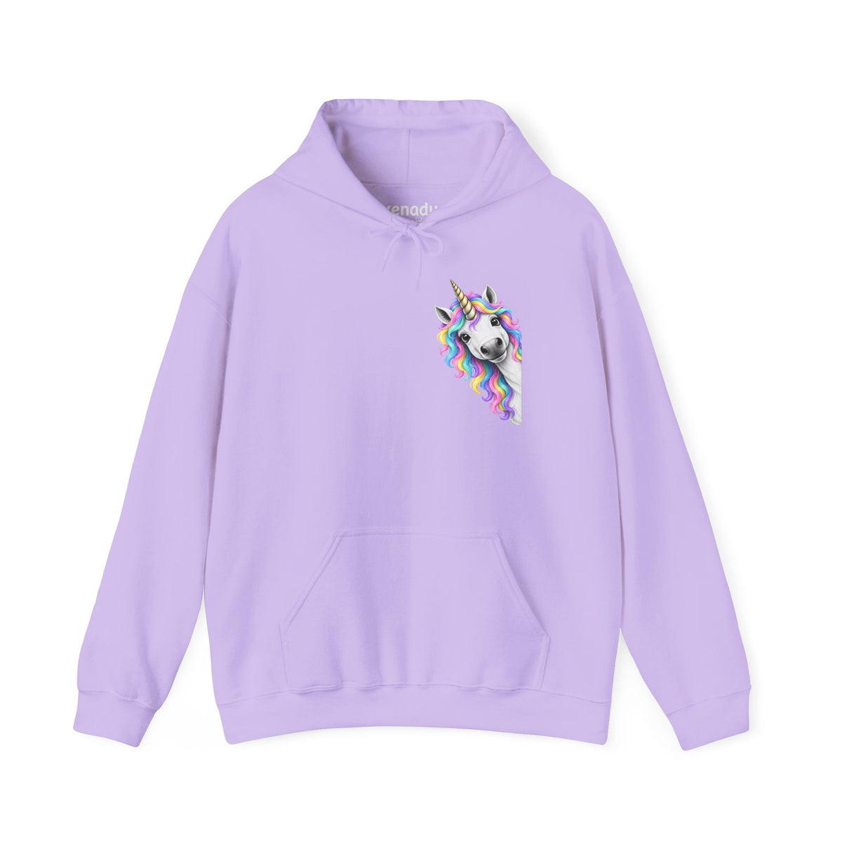 Peeking Unicorn Hoodie Orchid Hoodie