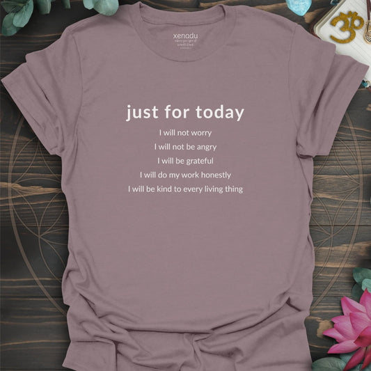 Just For Today I Will Tee Paragon T-Shirt