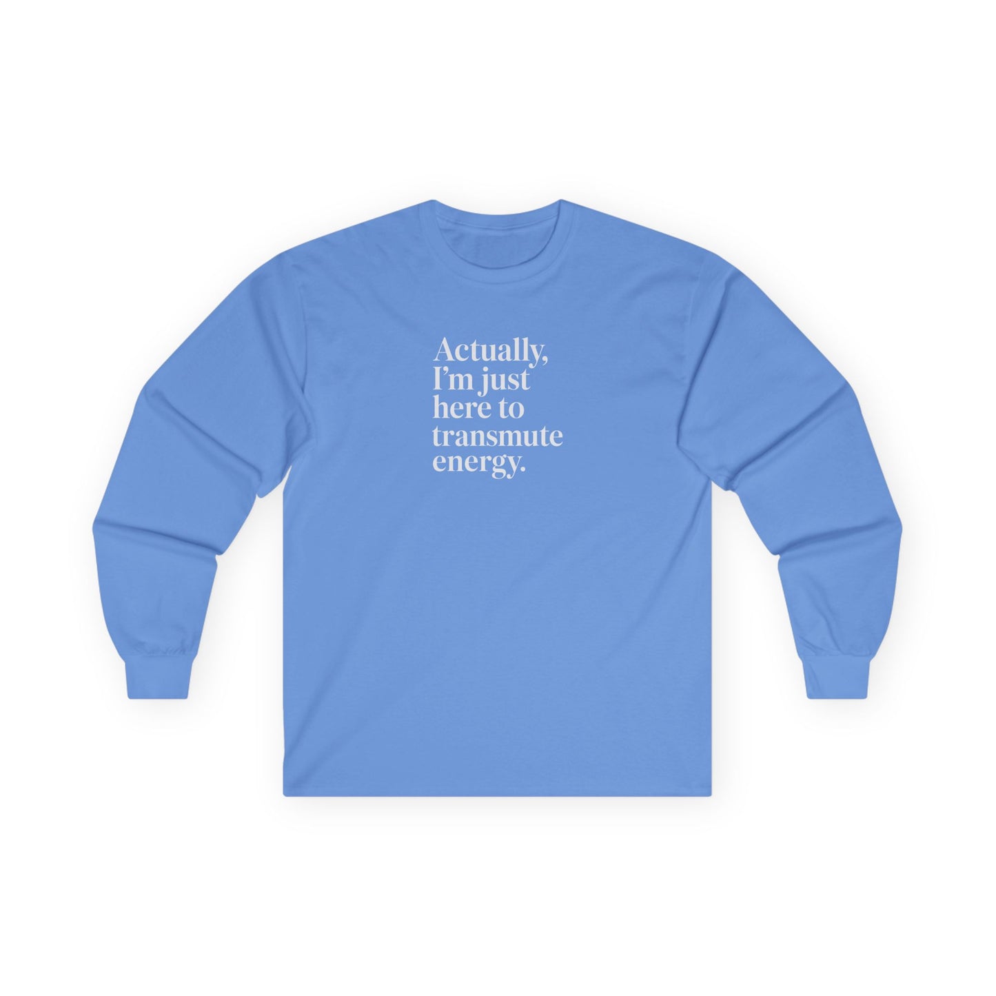 Transmute Energy Long Sleeve Tee Carolina Blue Long-sleeve