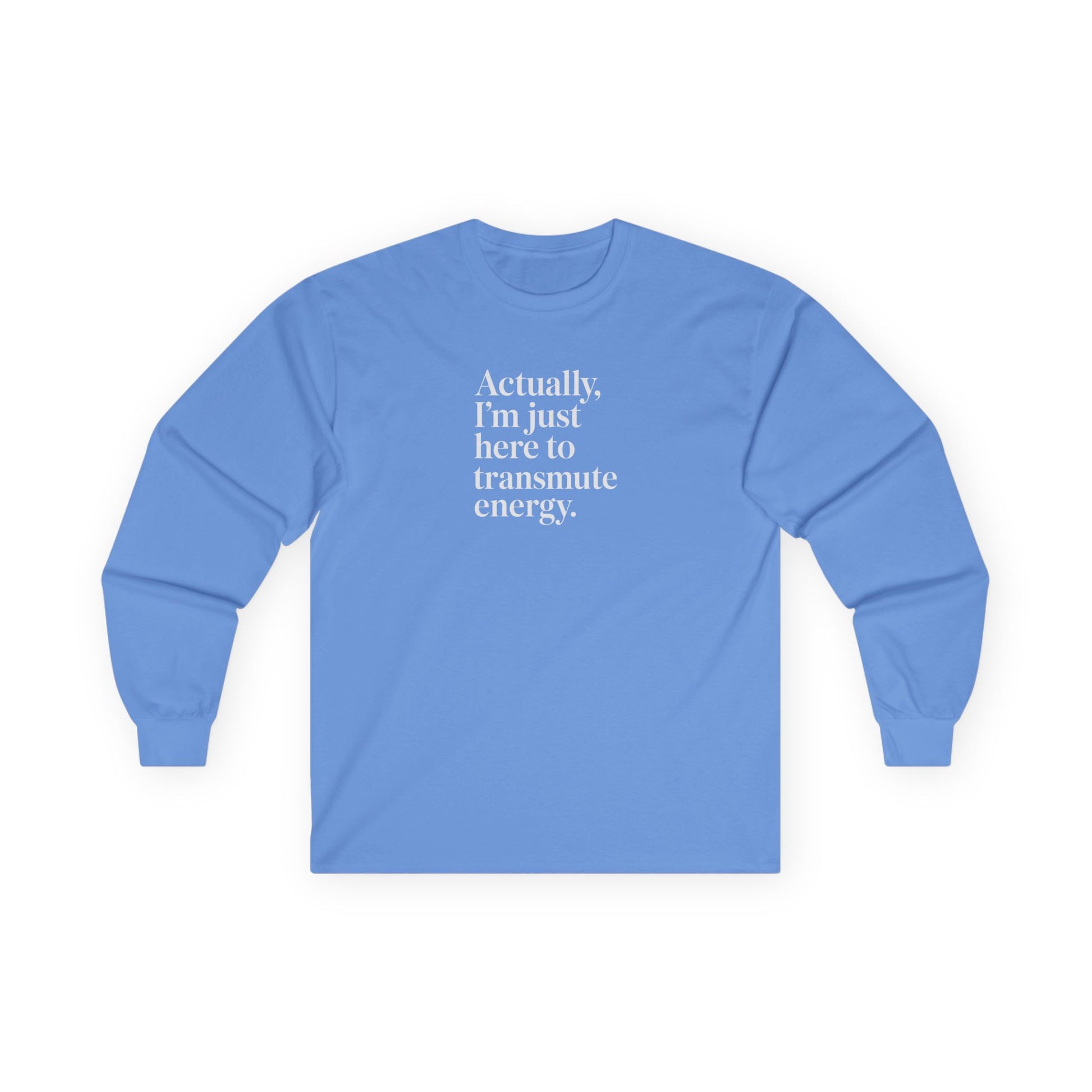 Transmute Energy Long Sleeve Tee Carolina Blue Long-sleeve