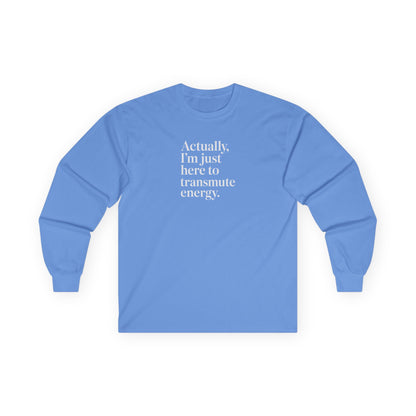 Transmute Energy Long Sleeve Tee Carolina Blue Long-sleeve