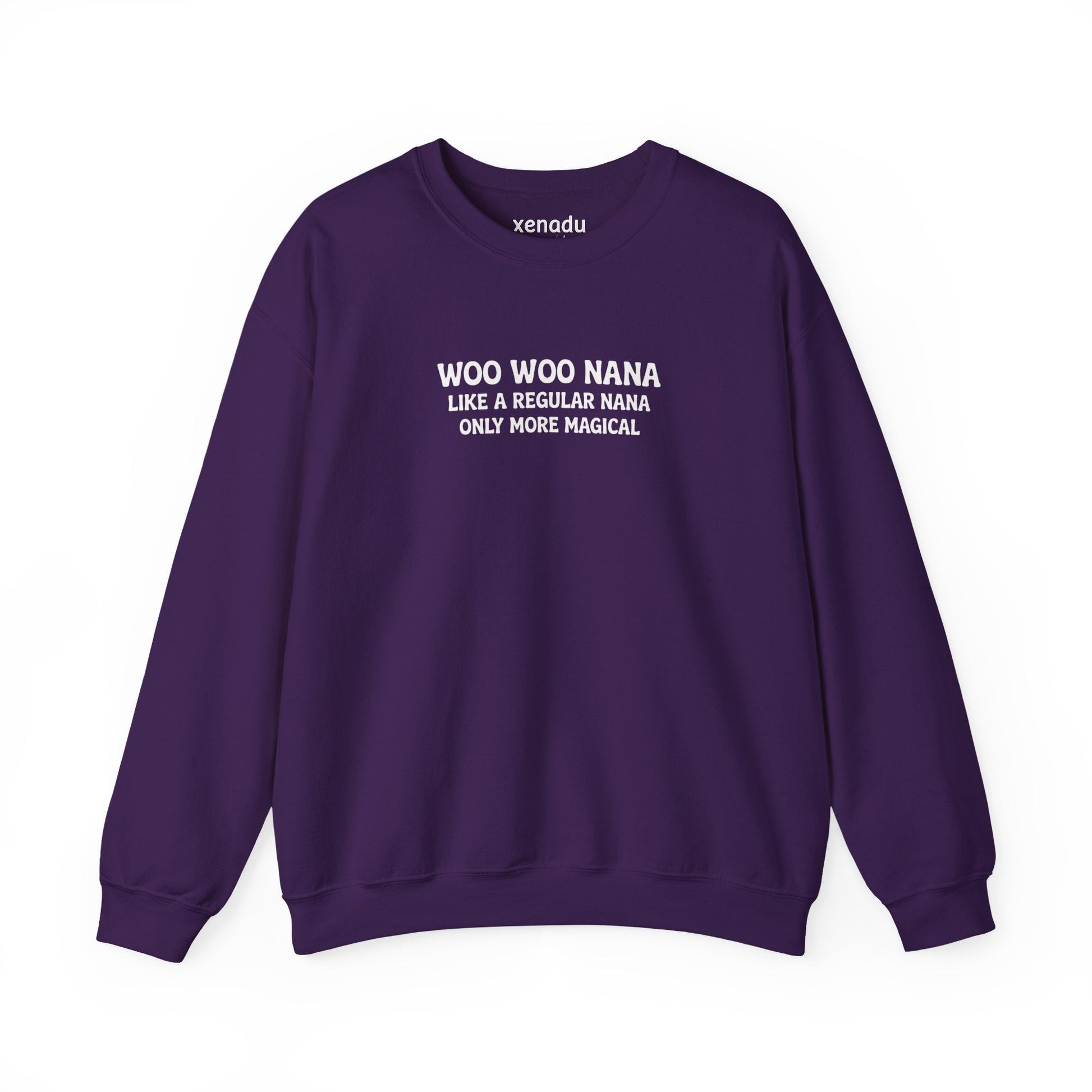 Woo Woo Nana Sweatshirt Purple Sweatshirt