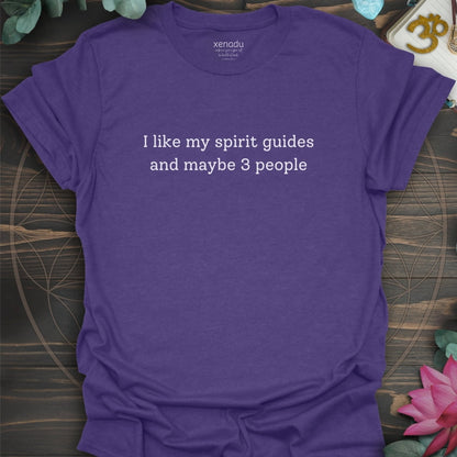 I Like My Spirit Guides Tee Heather Purple T-Shirt