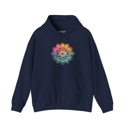Boho Mandala Hoodie Navy Hoodie