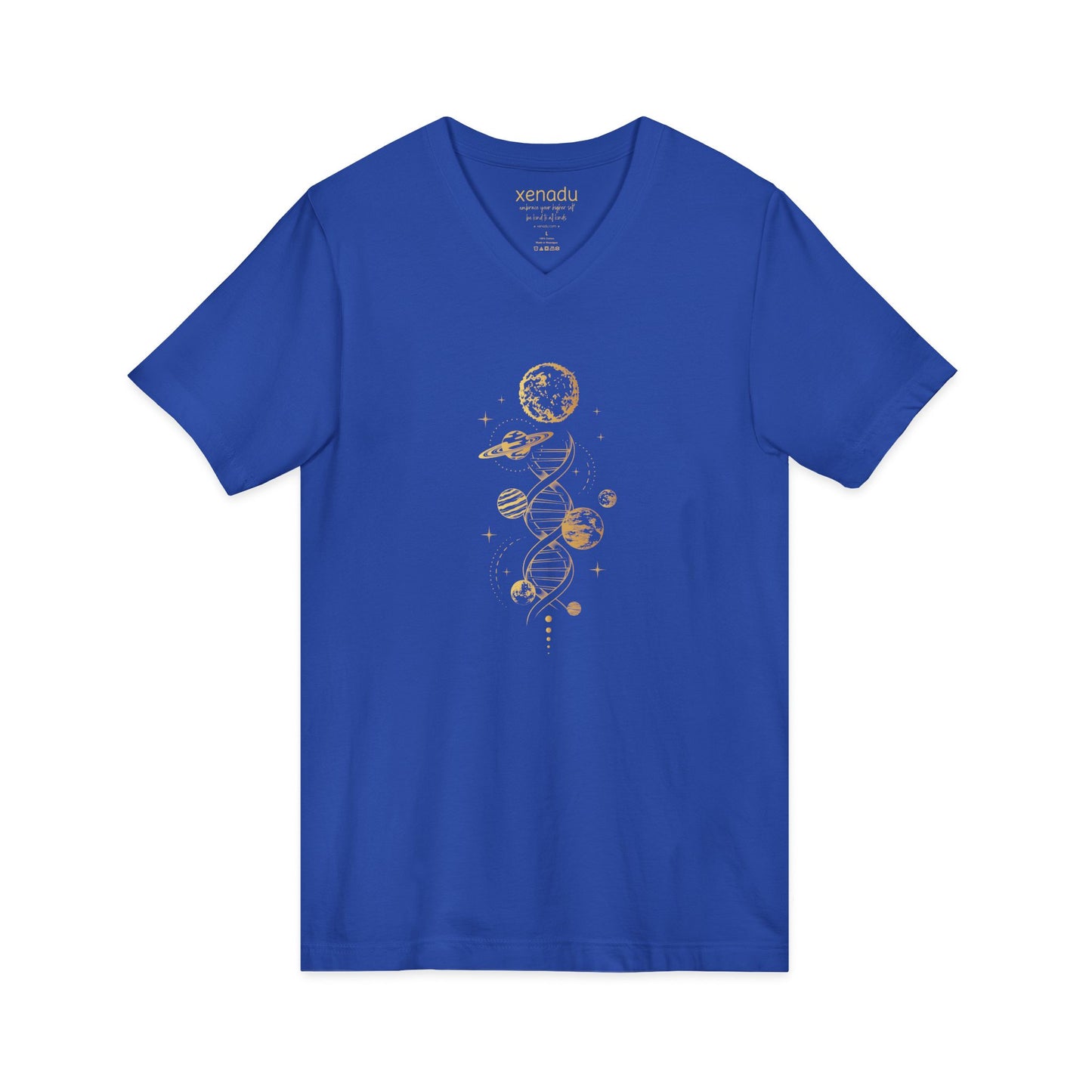 Cosmic DNA V-Neck Tee V-neck