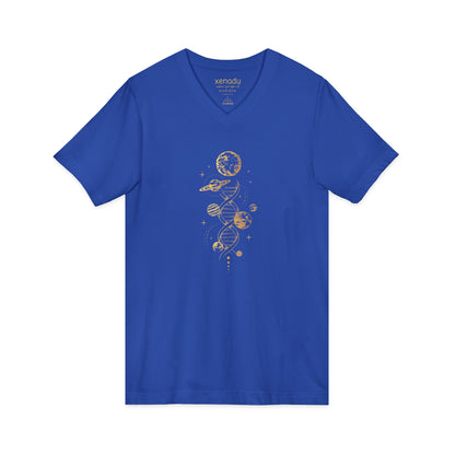 Cosmic DNA V-Neck Tee V-neck
