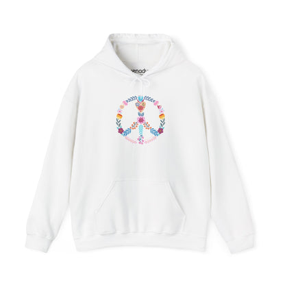 Choose Peace Hoodie White Hoodie