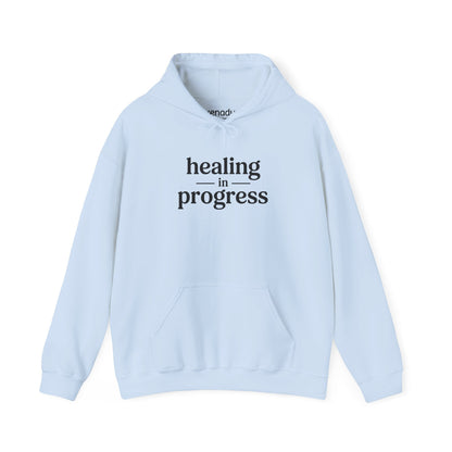 Healing in Progress Hoodie Light Blue Hoodie