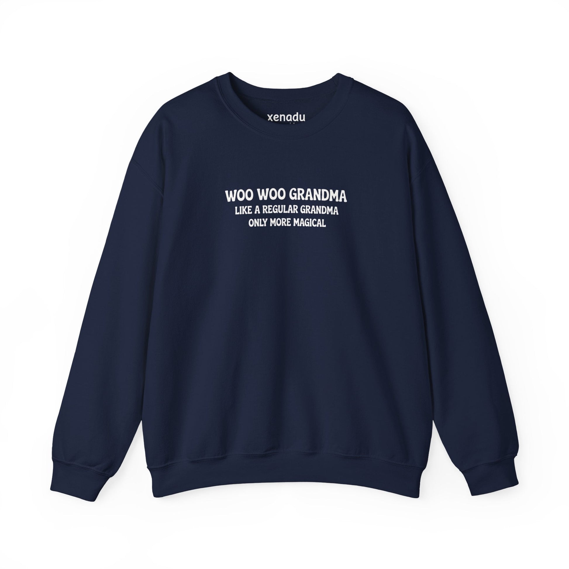 Woo Woo Grandma Sweatshirt Navy Sweatshirt